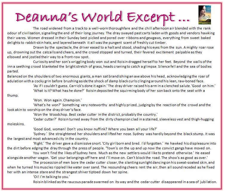 Deanna's World Author Showcase Tea Cooper